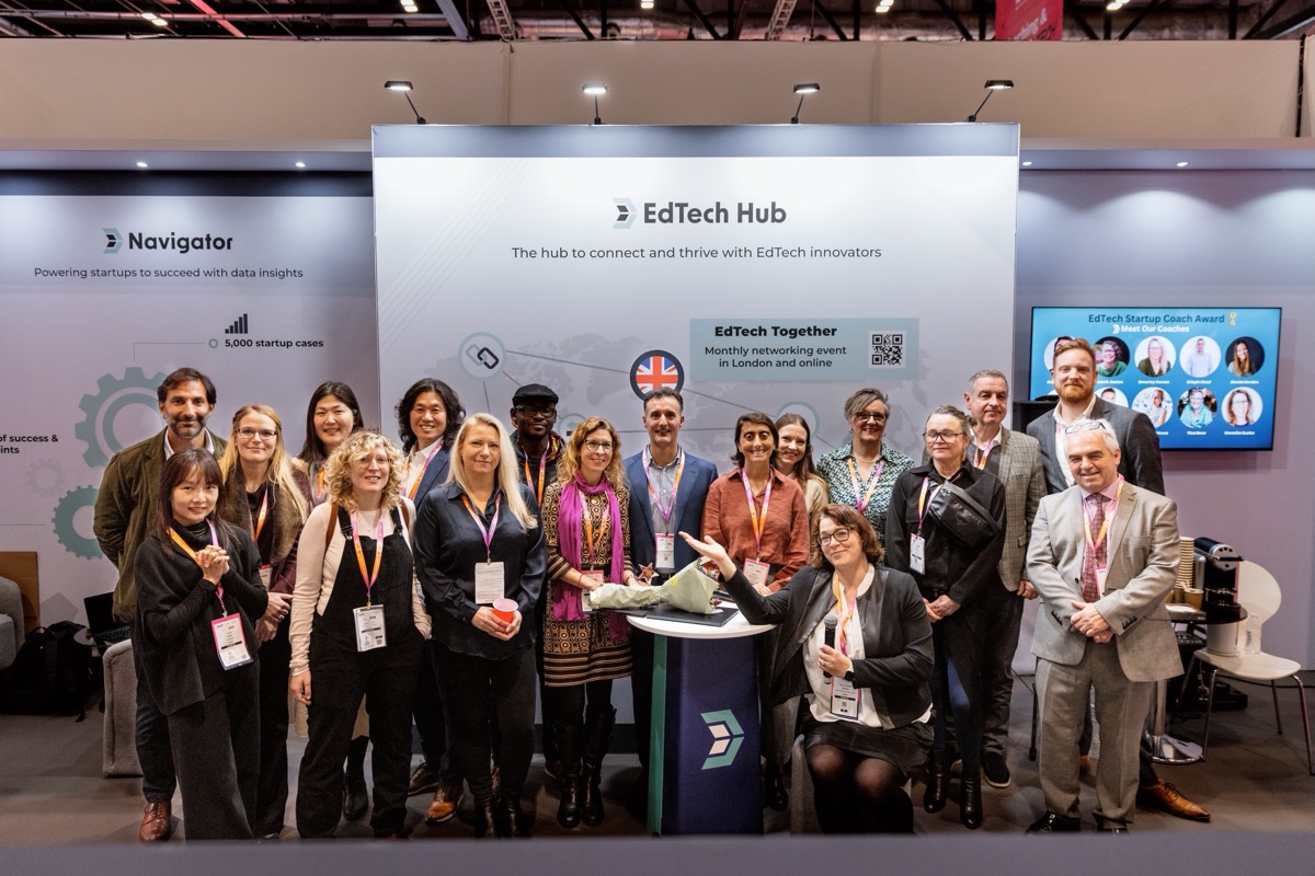 Coaches and the EdTech HUB team at the ESCA 2024 ceremony, Bett UK