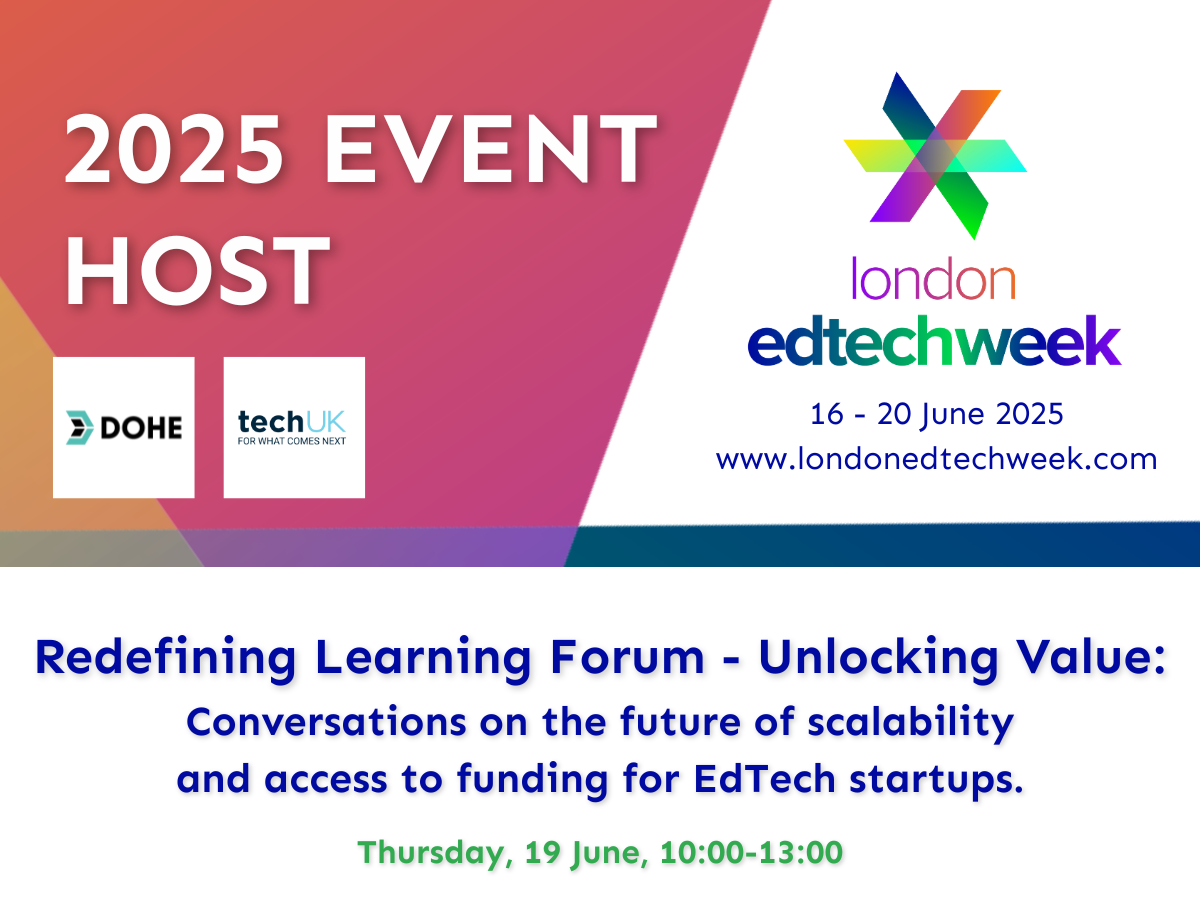 Redefining Learning Forum in partnership with techUK - EdTech HUB